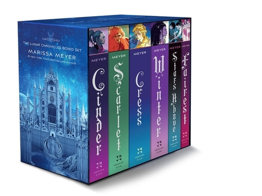 The Lunar Chronicles Boxed Set: Cinder, Scarlet, Cress, Fairest, Stars Above, Winter - Paperback | Diverse Reads