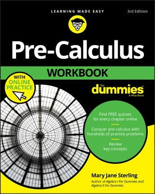 Pre-Calculus Workbook For Dummies - Paperback | Diverse Reads
