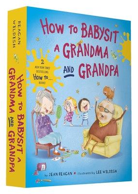 How to Babysit a Grandma and Grandpa Board Book Boxed Set - Hardcover | Diverse Reads