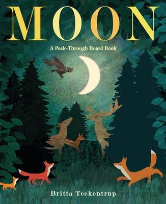 Moon: A Peek-Through Board Book - Board Book | Diverse Reads