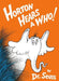 Horton Hears a Who! - Hardcover | Diverse Reads