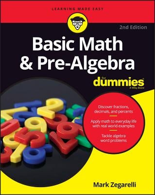 Basic Math & Pre-Algebra For Dummies - Paperback | Diverse Reads