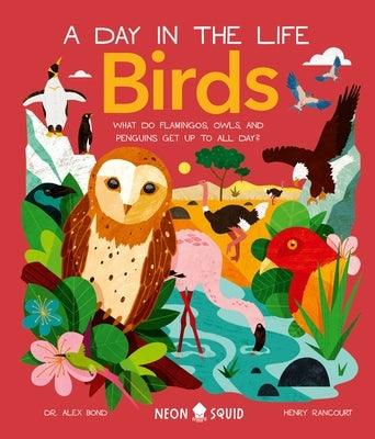 Birds (a Day in the Life): What Do Flamingos, Owls, and Penguins Get Up to All Day? - Hardcover | Diverse Reads
