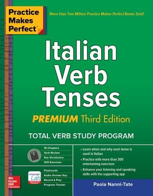 Practice Makes Perfect: Italian Verb Tenses, Premium Third Edition - Paperback | Diverse Reads