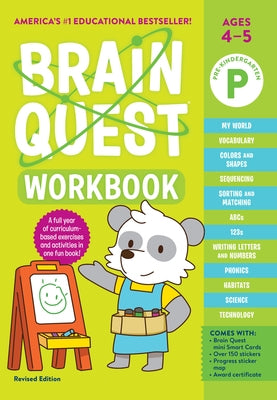 Brain Quest Workbook: Pre-K Revised Edition - Paperback | Diverse Reads