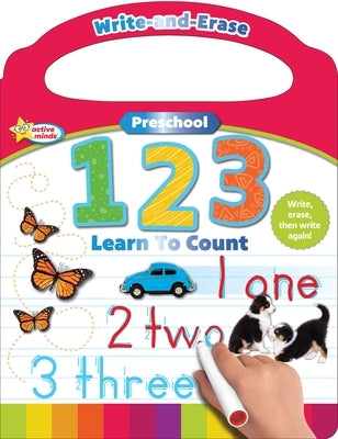 Active Minds Write-And-Erase Preschool 123: Learn to Count - Board Book | Diverse Reads