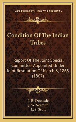 Condition Of The Indian Tribes: Report Of The Joint Special Committee, Appointed Under Joint Resolution Of March 3, 1865 (1867) - Hardcover | Diverse Reads