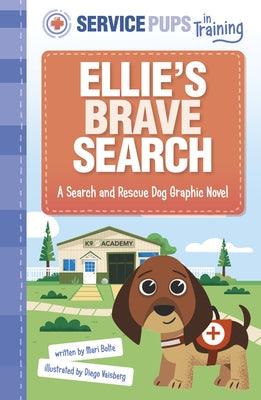 Ellie's Brave Search: A Search and Rescue Dog Graphic Novel - Hardcover | Diverse Reads