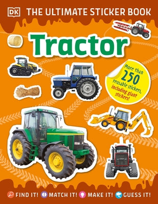 The Ultimate Sticker Book Tractor - Paperback | Diverse Reads