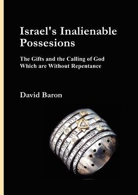 Israel's Inalienable Possessions - Paperback | Diverse Reads