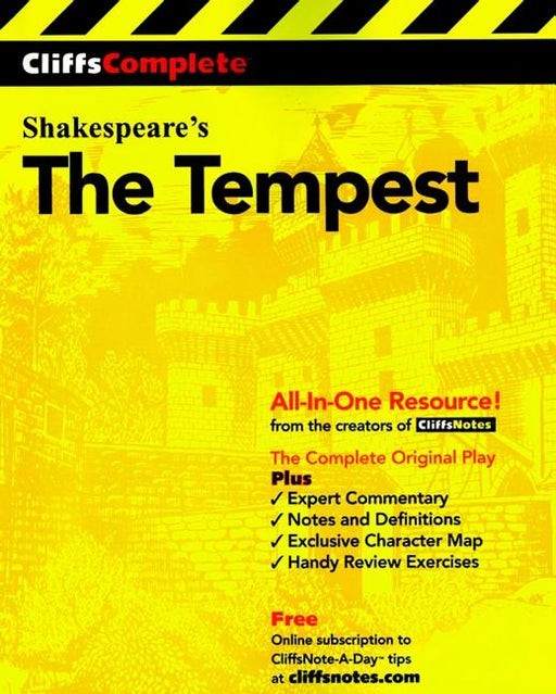 CliffsComplete The Tempest - Paperback | Diverse Reads