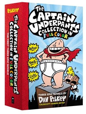 The Captain Underpants Color Collection (Captain Underpants #1-3 Boxed Set) - Boxed Set | Diverse Reads