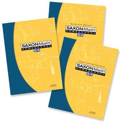 Saxon Math 5/4 Homeschool: Complete Kit 3rd Edition: 3rd Edition - Paperback | Diverse Reads