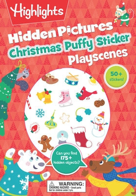 Christmas Hidden Pictures Puffy Sticker Playscenes - Paperback | Diverse Reads
