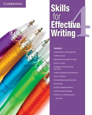 Skills for Effective Writing Level 4 Student's Book - Paperback | Diverse Reads
