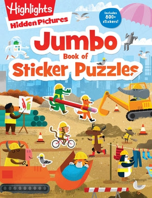 Jumbo Book of Sticker Puzzles - Paperback | Diverse Reads