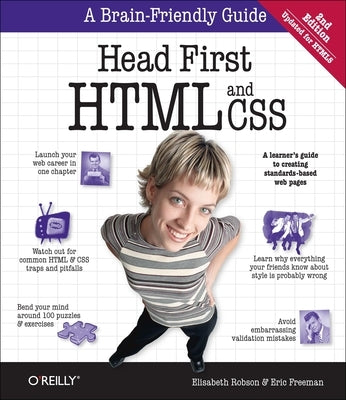 Head First HTML and CSS: A Learner's Guide to Creating Standards-Based Web Pages - Paperback | Diverse Reads