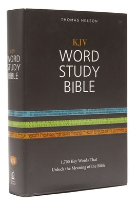 KJV, Word Study Bible, Hardcover, Red Letter: 1,700 Key Words that Unlock the Meaning of the Bible - Hardcover | Diverse Reads