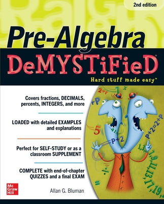 Pre-Algebra DeMYSTiFieD / Edition 2 - Paperback | Diverse Reads