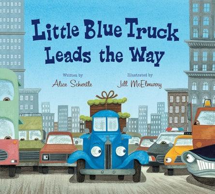 Little Blue Truck Leads the Way Padded Board Book - Board Book | Diverse Reads