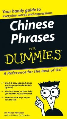 Chinese Phrases For Dummies - Paperback | Diverse Reads