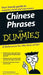 Chinese Phrases For Dummies - Paperback | Diverse Reads