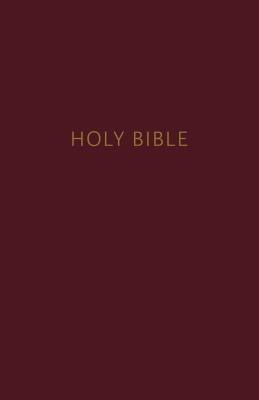 NKJV, Pew Bible, Hardcover, Burgundy, Red Letter Edition - Hardcover