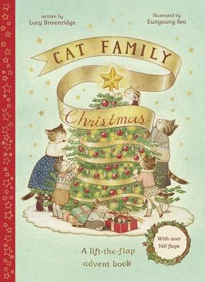Cat Family Christmas: A Lift-The-Flap Advent Book - With Over 140 Flaps - Hardcover | Diverse Reads