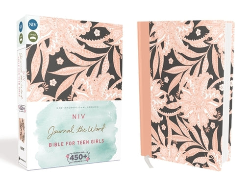 NIV, Journal the Word Bible for Teen Girls, Hardcover, Pink Floral, Red Letter: Includes Over 450 Journaling Prompts! - Hardcover | Diverse Reads