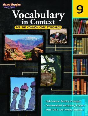 Vocabulary in Context for the Common Core Standards Reproducible Grade 9 - Paperback | Diverse Reads