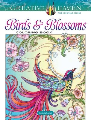 Creative Haven Birds and Blossoms Coloring Book - Paperback | Diverse Reads