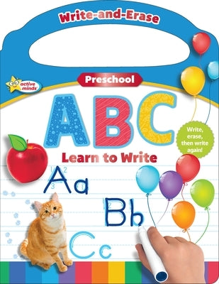 Active Minds Write-And-Erase Preschool ABC: Learn to Write - Board Book | Diverse Reads