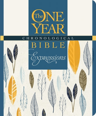 The One Year Chronological Bible Expressions NLT, Deluxe (Hardcover, Blue) - Hardcover | Diverse Reads