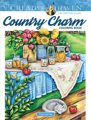 Creative Haven Country Charm Coloring Book - Paperback | Diverse Reads