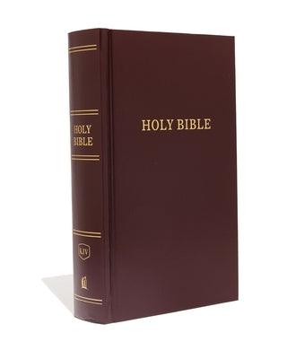 KJV, Pew Bible, Large Print, Hardcover, Burgundy, Red Letter Edition - Hardcover | Diverse Reads
