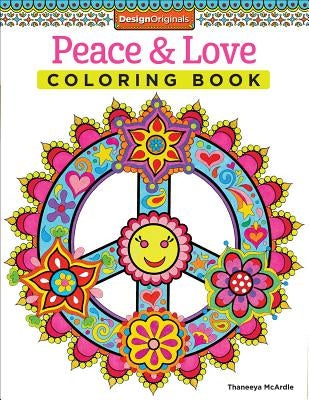 Peace & Love Coloring Book - Paperback | Diverse Reads