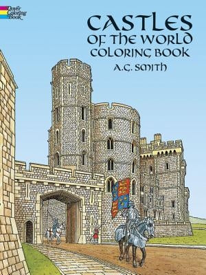 Castles of the World Coloring Book - Paperback | Diverse Reads