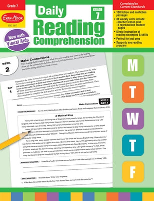 Daily Reading Comprehension, Grade 7 - Paperback | Diverse Reads