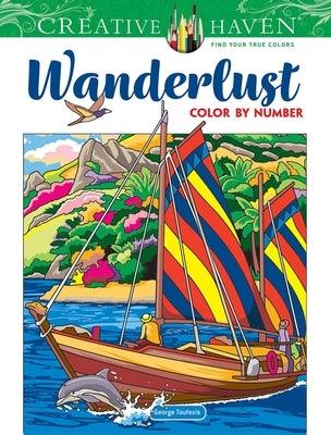 Creative Haven Wanderlust Color by Number - Paperback | Diverse Reads