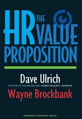 The HR Value Proposition - Hardcover | Diverse Reads