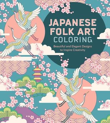Japanese Folk Art Coloring Book - Paperback