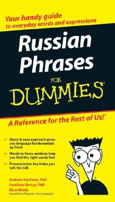 Russian Phrases For Dummies - Paperback | Diverse Reads