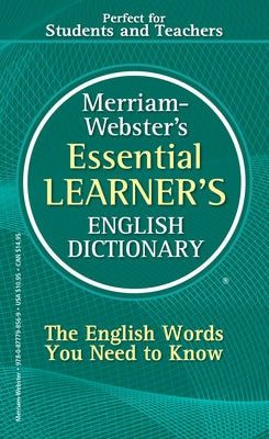 Merriam-Webster's Essential Learner's English Dictionary - Paperback | Diverse Reads