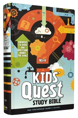 NIrV, Kids' Quest Study Bible, Hardcover: Answers to over 500 Questions about the Bible - Hardcover | Diverse Reads