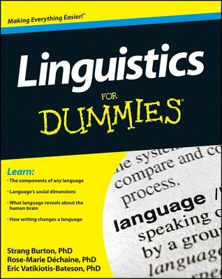 Linguistics For Dummies - Paperback | Diverse Reads