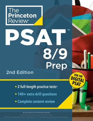 Princeton Review PSAT 8/9 Prep, 2nd Edition: 2 Practice Tests + Content Review + Strategies for the Digital PSAT - Paperback | Diverse Reads