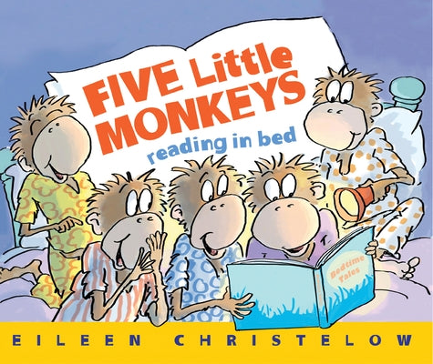 Five Little Monkeys Reading in Bed - Paperback | Diverse Reads