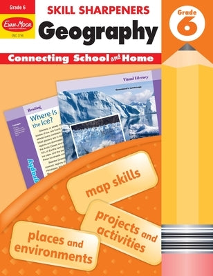 Skill Sharpeners: Geography, Grade 6 Workbook - Paperback | Diverse Reads