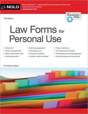 Law Forms for Personal Use - Paperback | Diverse Reads