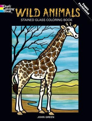 Wild Animals Stained Glass Coloring Book - Paperback | Diverse Reads
